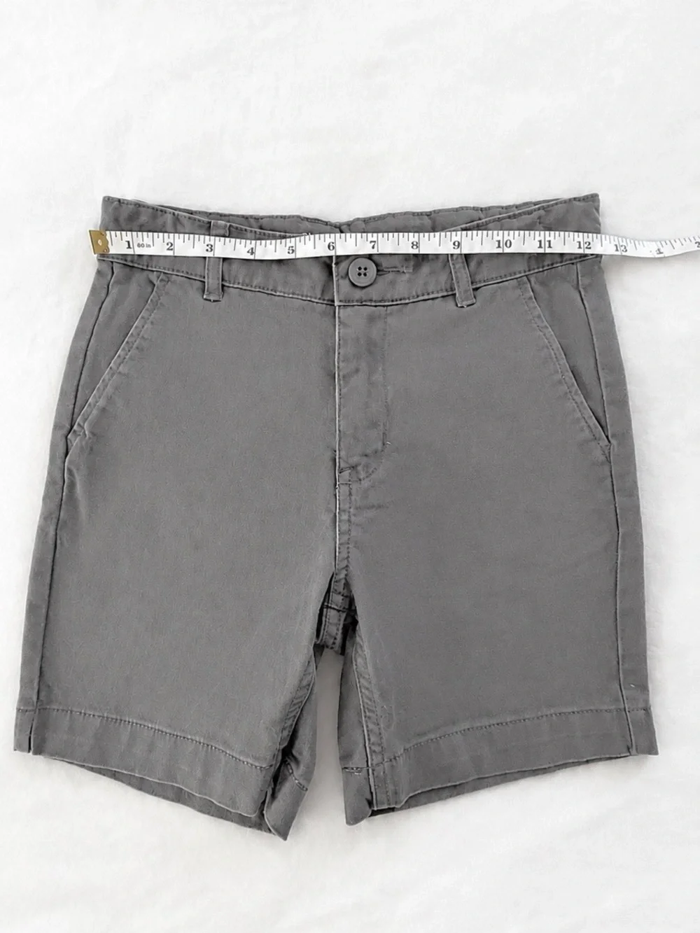 Boys Size 8 Chino Shorts Bundle Old Navy + Cat & Jack Gray + Khaki